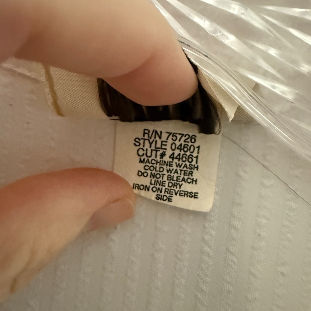 Vintage 90s Colorblock Track Jacket Black White Rhinestone L/XL - Picture 4 of 6